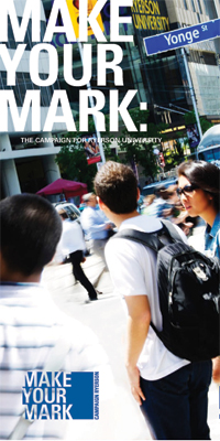 Ryerson Make Your Mark campaign website